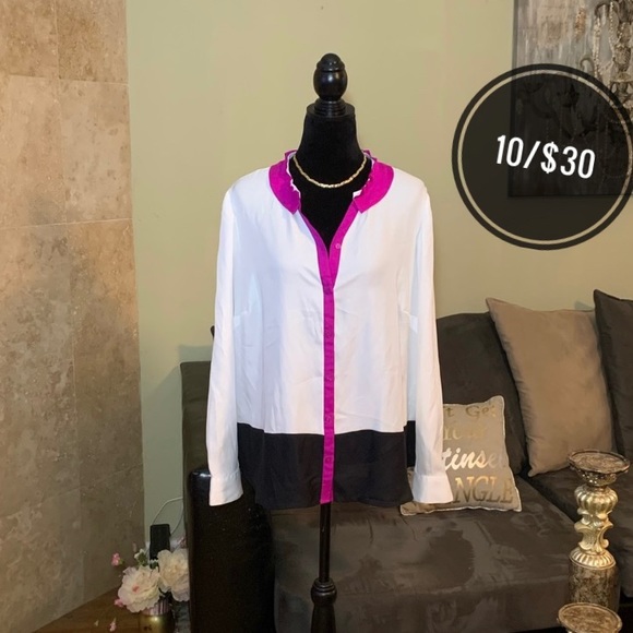 Worthington Tops - 🖤10/$30🖤 NWT | ColorBlock Button Down Blouse 2X